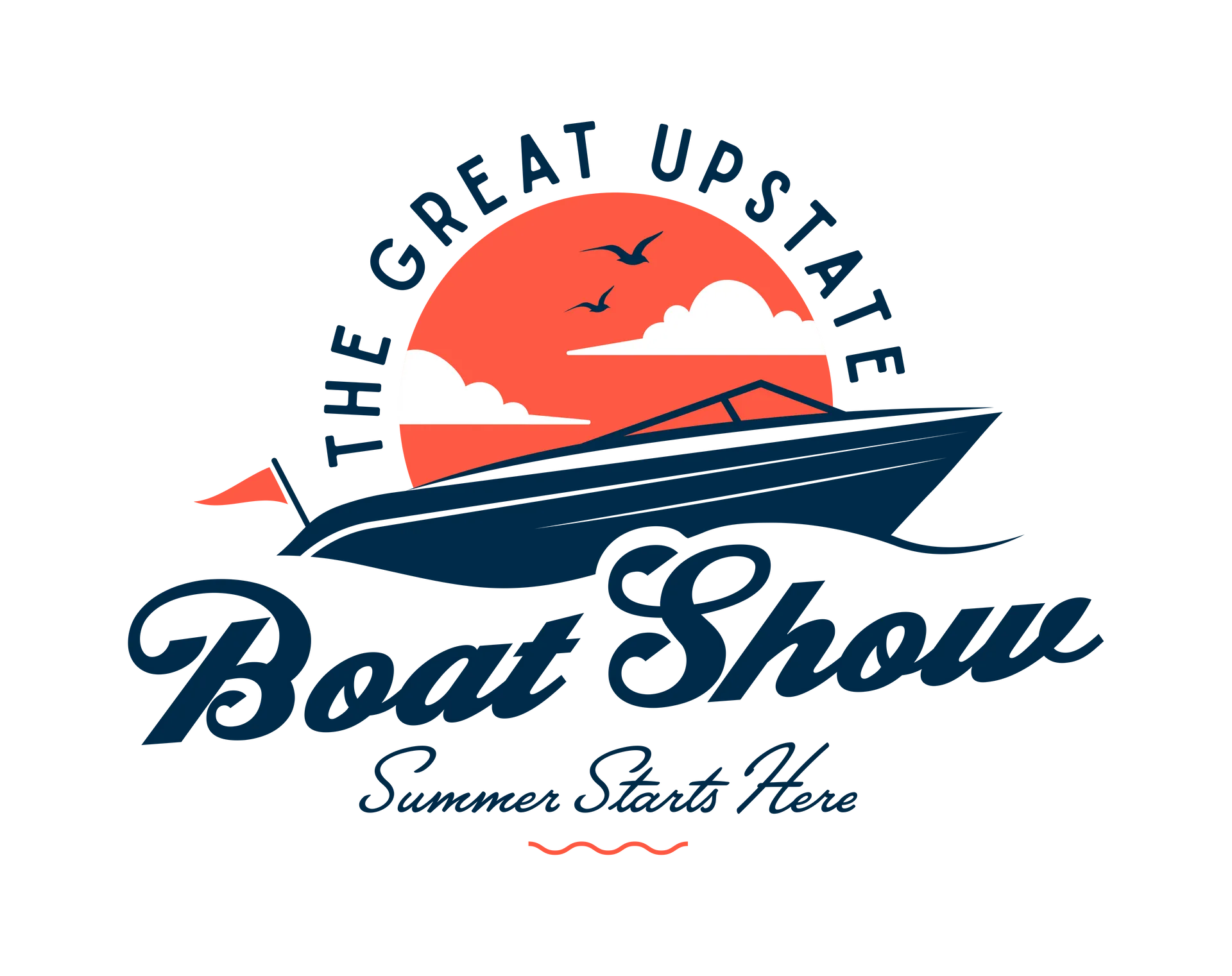 The Great Upstate Boat Show logo